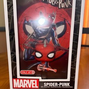 Marvel Spider-Punk Action Figure - Red and Black